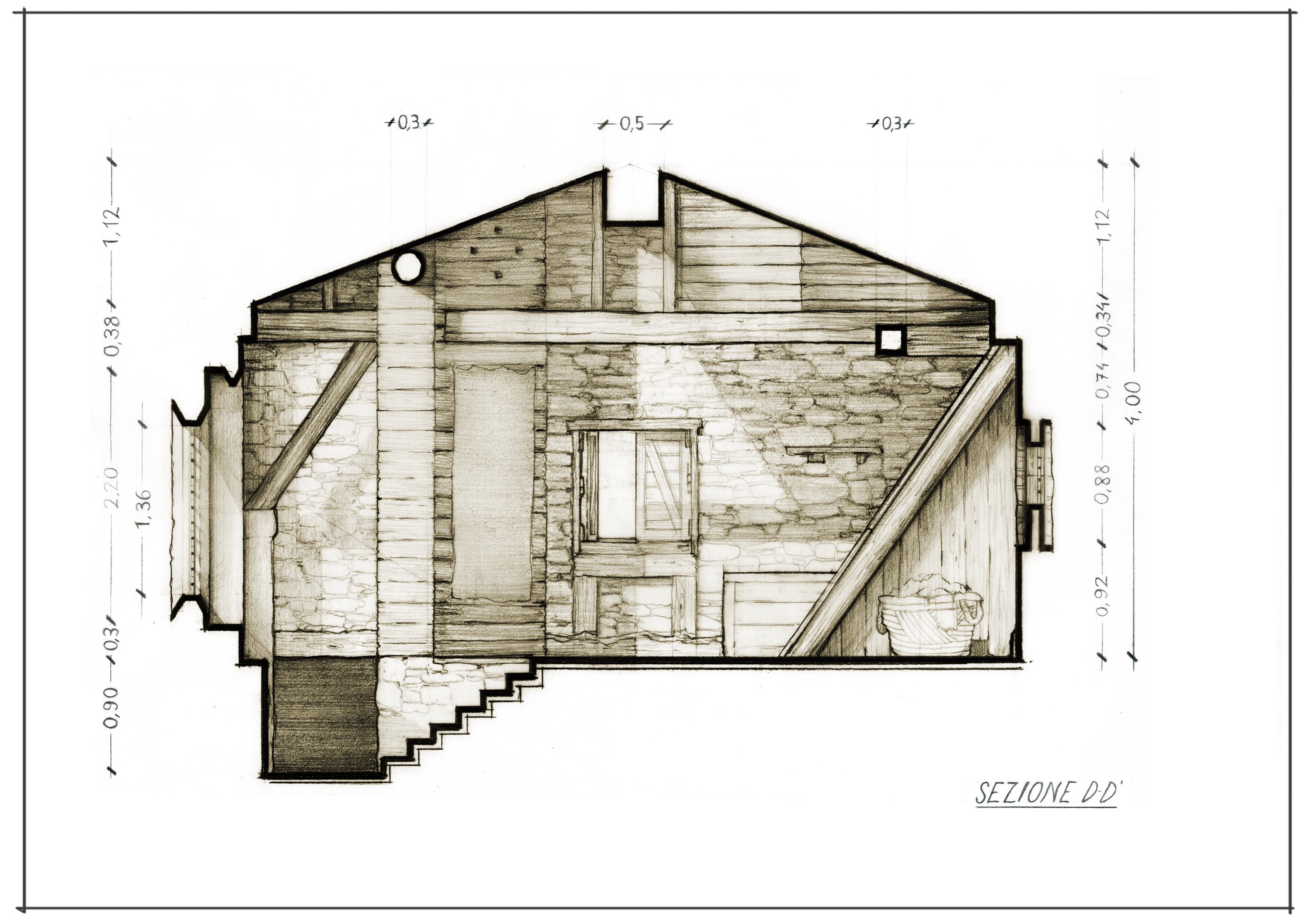 39 Casa Comare interno A3 Sezione D
